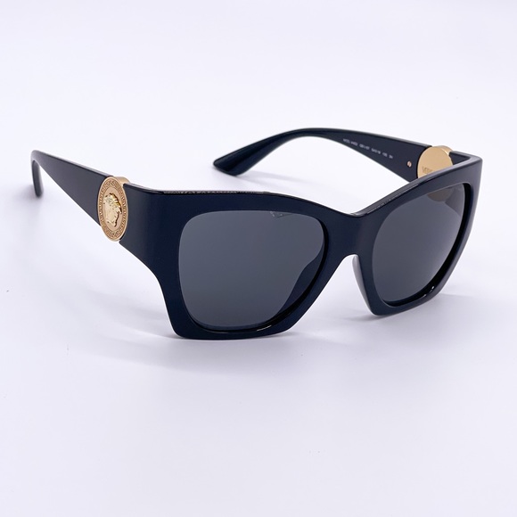 - NEW VERSACE VE4452 GB1/87 BLACK WOMEN VERSACE SQUARE SUNGLASSES VERSACE - Picture 5 of 12